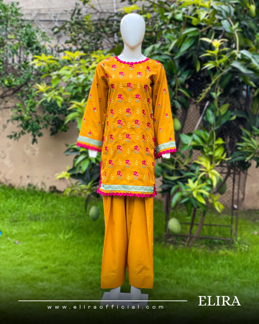 Mehek Mustard Yellow (2-Piece)